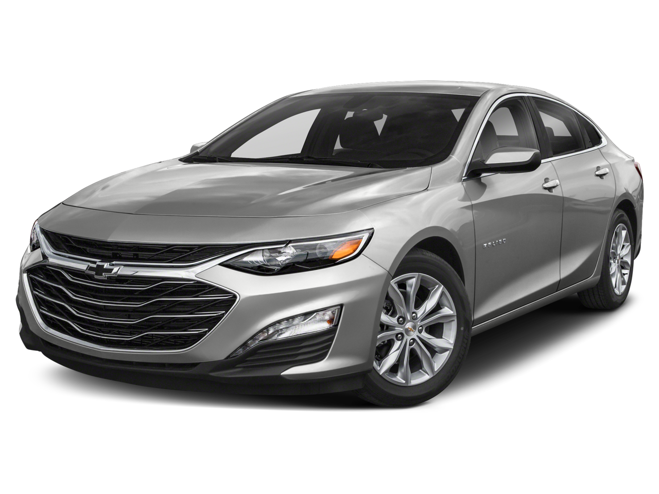 2022 Chevrolet Malibu LT in Mineral Gray Metallic — front three-quarter view
