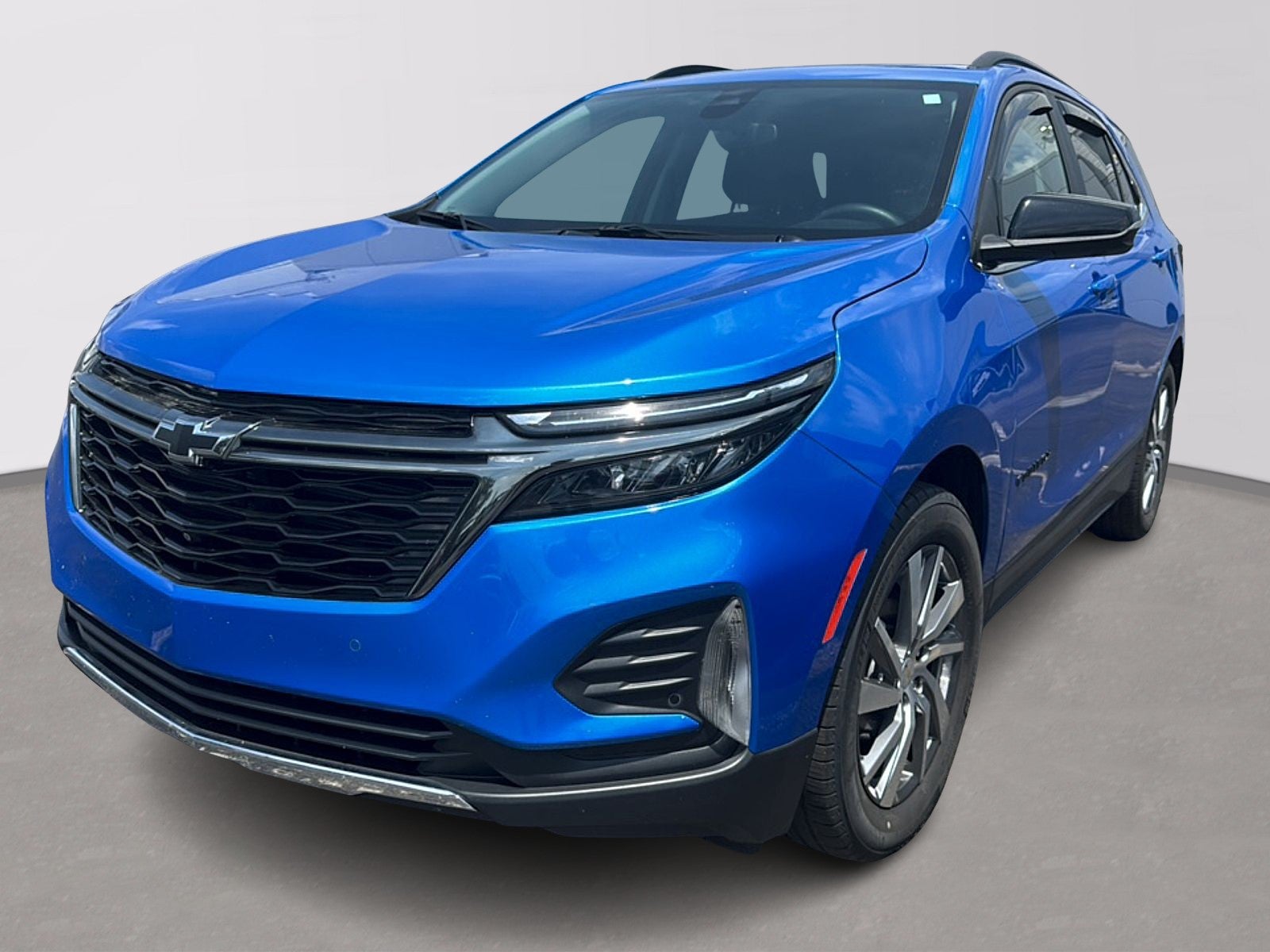 2024 Chevrolet Equinox LT in Riptide Blue Metallic — front three-quarter view